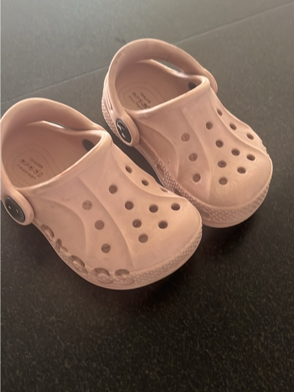 Kids Lightweight Pink Clog Shoes crocs C5